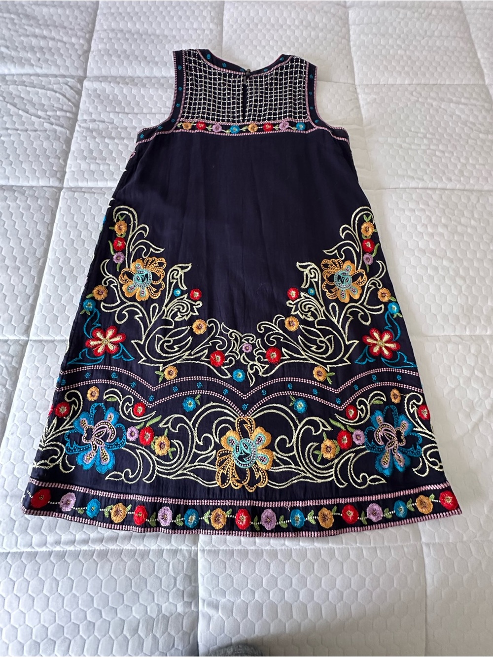 Maeve Anthropologie Embroidered Boho Shift Dress XS #WesternBoho - Picture 3 of 9